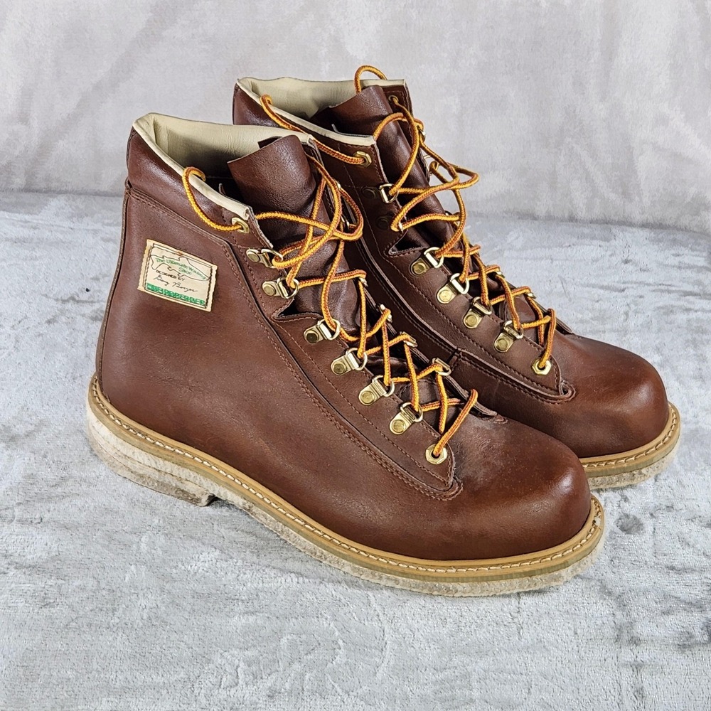 Vintage Weinbrenner The Ultimate Wading Shoe Mens 11 Brown Leather Boots USA